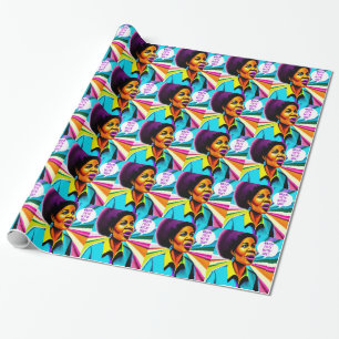 Church Lady Walk By Faith Art Wrapping Paper
