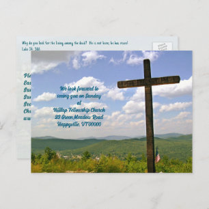 Church Mailer Easter Service Invitation