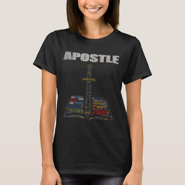 Church Minister Word Cloud Astle Pastor Appreciati T-Shirt (Front)