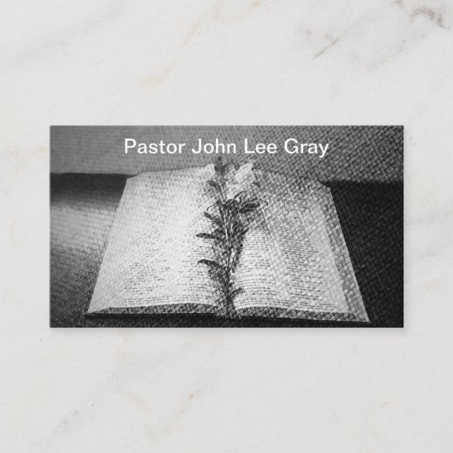 Church, Ministry, Christian, Bible Business Cards (Front)