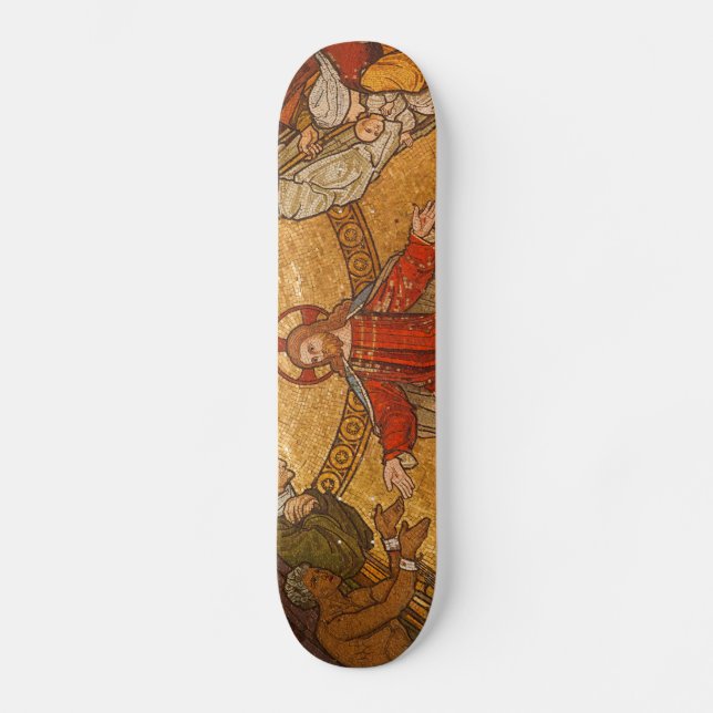 Church Mosaic - Jesus Christ Skateboard (Front)