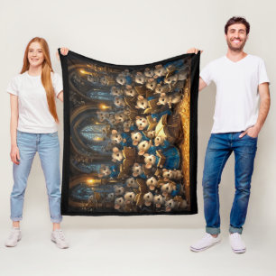 Church Mouse Choir Fleece Blanket
