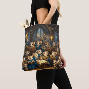Church Mouse Choir  Tote Bag