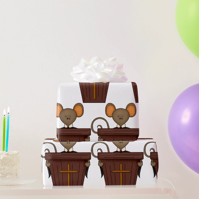 Church Mouse Wrapping Paper (Creator Uploaded)