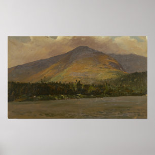 Church - Mt Katahdin Showing Pomola And The Great… Poster