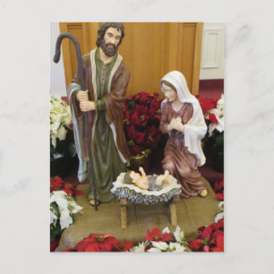 Church Nativity Postcard