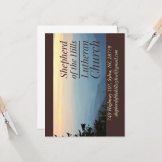 Church Notecard for Shepherd of the Hills