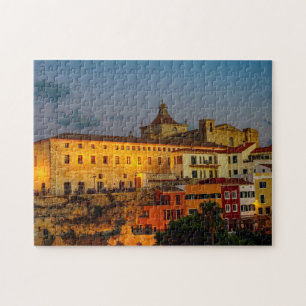 Church of Carmen at dusk - Mahon, Menorca Jigsaw Puzzle