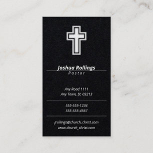 Church of Christ   Priest   Pastor Business Card