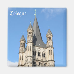 church of Gross St. Martin in Cologne souvenir Magnet