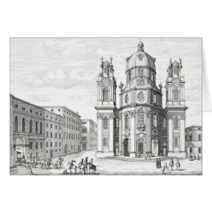 Church of Notre Dame, Salzburg, Austria, from 'Ent