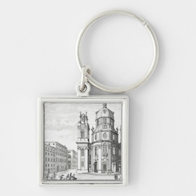 Church of Notre Dame, Salzburg, Austria, from 'Ent Key Ring (Front)