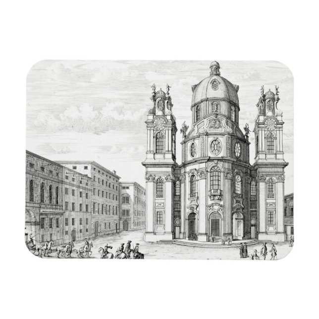 Church of Notre Dame, Salzburg, Austria, from 'Ent Magnet (Horizontal)