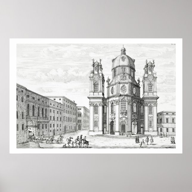 Church of Notre Dame, Salzburg, Austria, from 'Ent Poster (Front)