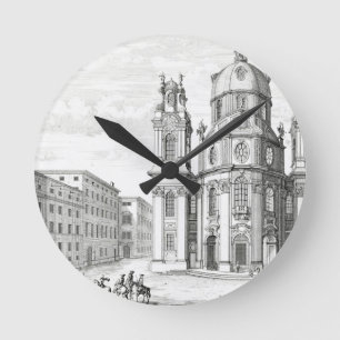 Church of Notre Dame, Salzburg, Austria, from 'Ent Round Clock
