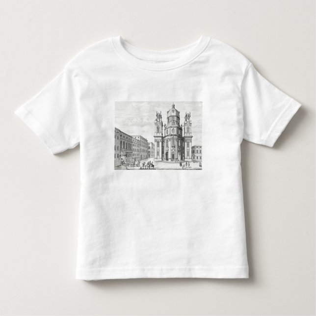 Church of Notre Dame, Salzburg, Austria, from 'Ent Toddler T-Shirt (Front)