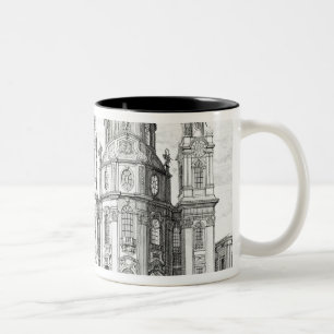 Church of Notre Dame, Salzburg, Austria, from 'Ent Two-Tone Coffee Mug
