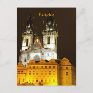 Church of Our Lady before Tyn Prague Postcard