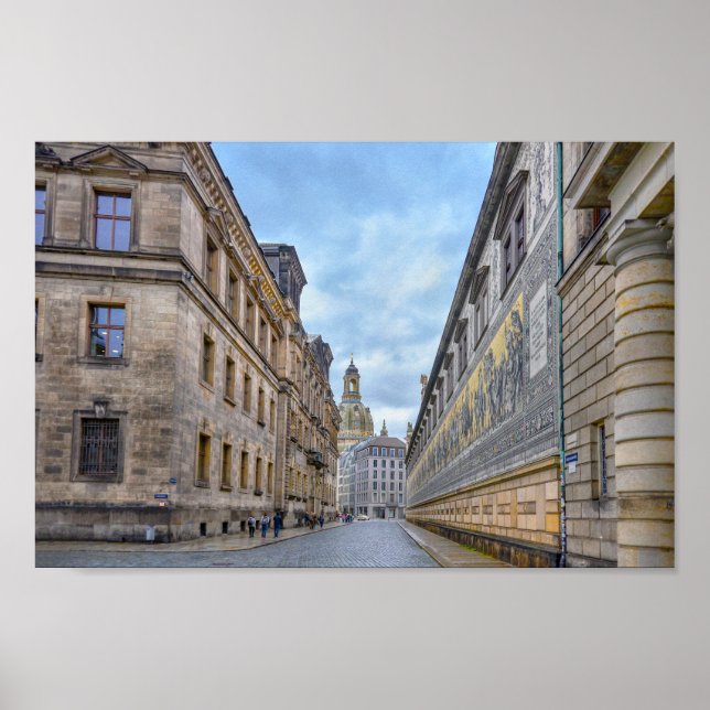 Church of Our Lady Dome, Dresden, Germany Poster (Front)