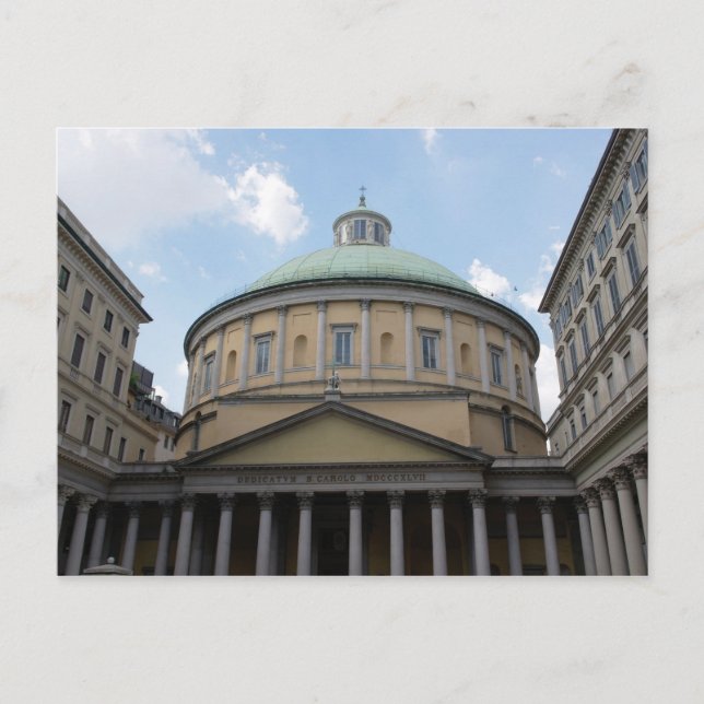 Church of Saint Charles Borromeo - Milan, Italy Postcard (Front)
