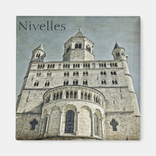 Church of Saint Gertrude in Nivelles, Belgium Magnet