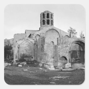 Church of Saint-Honoratus at Les Alyscamps Square Sticker
