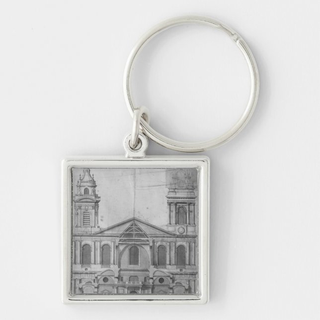Church of Saint-Sulpice Key Ring (Front)