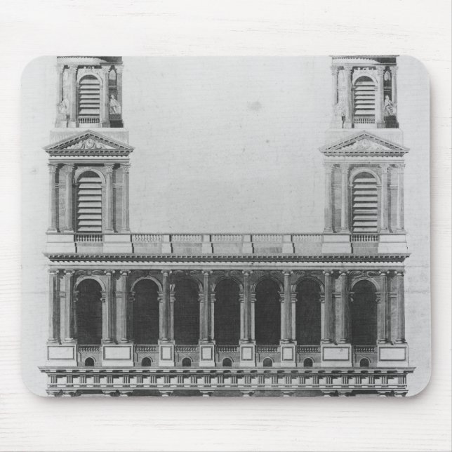 Church of Saint-Sulpice Mouse Pad (Front)