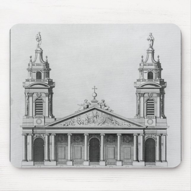 Church of Saint-Sulpice Mouse Pad (Front)