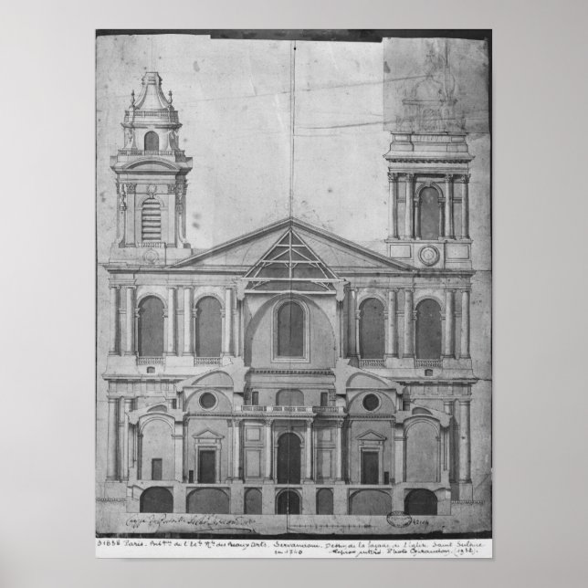 Church of Saint-Sulpice Poster (Front)