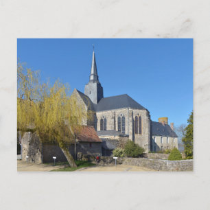 Church of Sainte-Suzanne in France Postcard