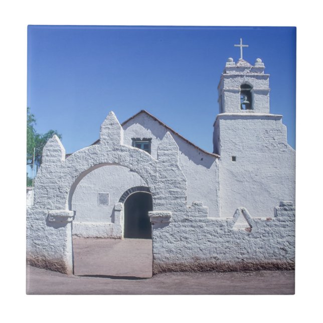 Church of San Pedro de Atacama - Chile Ceramic Tile (Front)