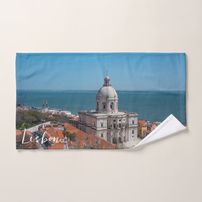 Church of Santa Engracia in Lisbon, Portugal Hand Towel (Hand Towel)