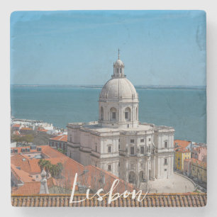 Church of Santa Engracia in Lisbon, Portugal Stone Coaster