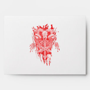 Church Of Satan Gift All Hail Goat Satanic Baphome Envelope