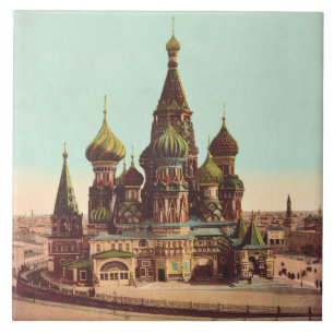 Church of St. Basil, Red Square Moscow Ceramic Tile