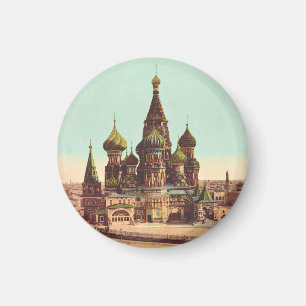 Church of St. Basil, Red Square Moscow Magnet