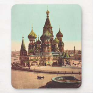 Church of St. Basil, Red Square Moscow Mouse Pad
