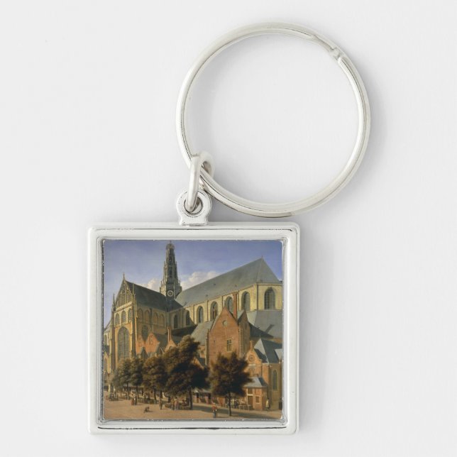 Church of St. Bavo in Haarlem, 1666 Key Ring (Front)