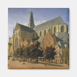 Church of St. Bavo in Haarlem, 1666 Magnet