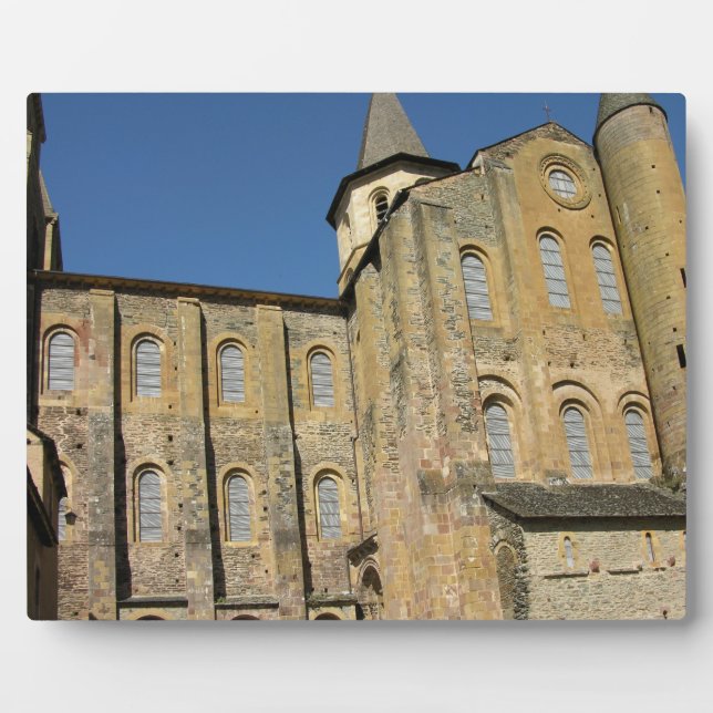 Church of St. Foy, begun c.1050 by Abbot Odolric ( Plaque (Front)