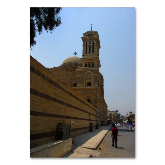 Church of St. George  in Cairo Table Number (Front)