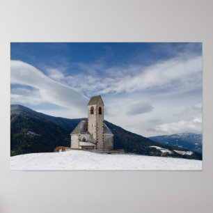 Church of St. Jakob in Villnöss poster