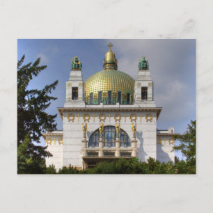 Church of St. Leopold Vienna Austria Postcard