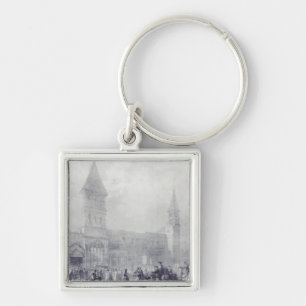 Church of the Abbey of Saint Philibert at Tounus Key Ring