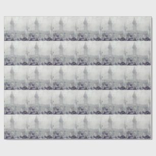 Church of the Abbey of Saint Philibert at Tounus Wrapping Paper