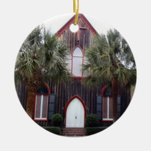 Church of the Cross - Bluffton, South Carolina Ceramic Ornament