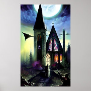 Church of the Dark Forest Fantasists Poster