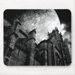 Church of the full moon mouse pad