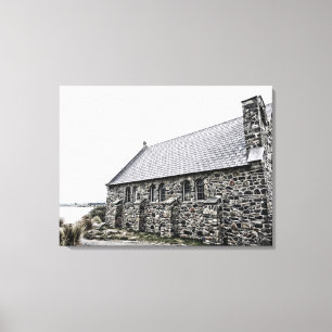 Church of the Good Shepherd New Zealand Canvas Print